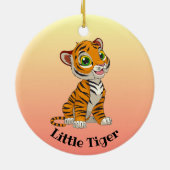 Little Tiger Design Ornament (Achterkant)