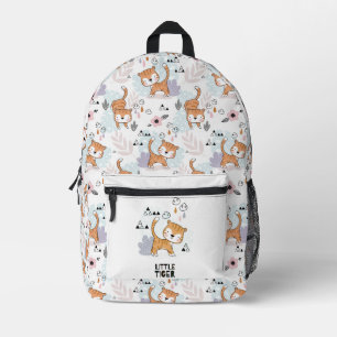 Little Tiger's Day Out Bedrukte Rugzak