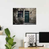 Little Tiny Street No 11 Kleurversie Poster (Thuiskantoor)