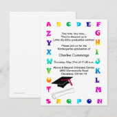 Little Tots maternelle Faire-part de diplôme (Devant / Derrière)