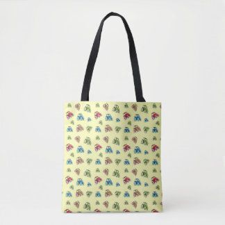 Little Tractors Canvas tas, Lemon Draagtas