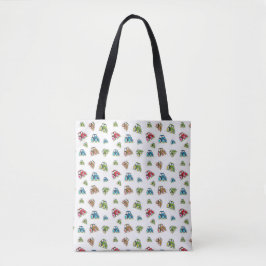Little Tractors Canvas tas, White Draagtas