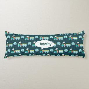 Little Train Cotton Body Pillow ( 20 x 54 inch) Lichaamskussen