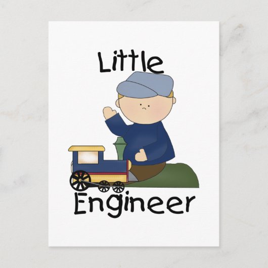 Little Train Engineer T-shirts en cadeautjes Briefkaart (Voorkant)