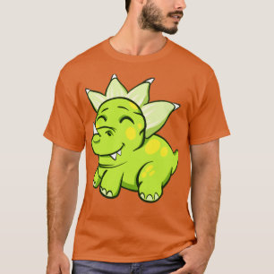 Little Triceratops Cute Dinosaur Children Fun T-shirt