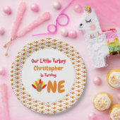 Little Turkey 1st Birthday Papieren Bordje (Feest)