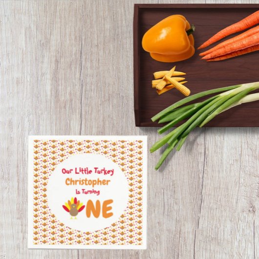 Little Turkey 1st Birthday Servet