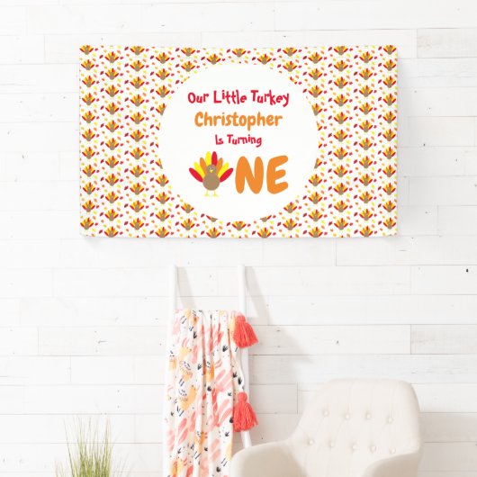 Little Turkey 1st Birthday Spandoek (Insitu)