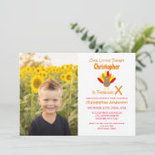 Little Turkey Kinderen Birthday Kaart (Staand voorkant)