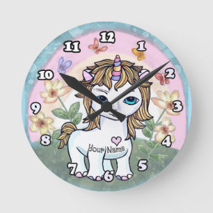 Little Unicorn Ronde Klok