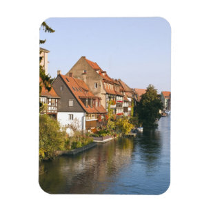 Little Venice (Klein Venedig) en rivier de Regnitz Magneet