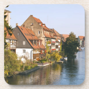 Little Venice (Klein Venedig) en rivier de Regnitz Onderzetter