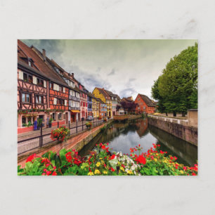 Little Venice, klein Venetië, in Colmar, Frankrijk Briefkaart