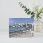 Little Venice Mykonos Briefkaart (Staand voorkant)