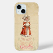 Little Victoriaans Caroler Custom Kerstmis Case-Mate iPhone Case (Achterkant)