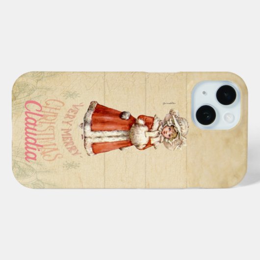 Little Victoriaans Caroler Custom Kerstmis Case-Mate iPhone Case (Achterkant (horizontaal))