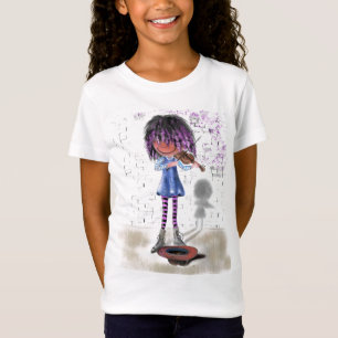Little Violinist Girl T-Shirt