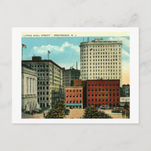 Little Wall Street, Providence, Rhode Island, Vere Briefkaart