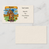 Little Warrior Visitekaartje (Voorkant / Achterkant)