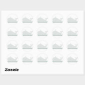Little Whale {Green} | Stickers (Feuille)