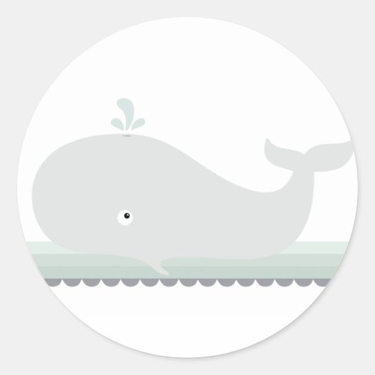 Little Whale {Green} | Stickers (Devant)