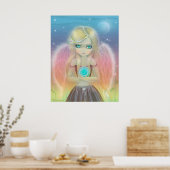 Little Whirlwind Angel Poster Print (Keuken)