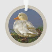 Little White Duck Ornament (achterkant)