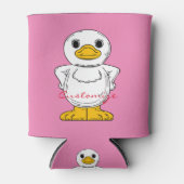 Little White Duck Standing Thunder_Cove Blikjeskoeler (Voorkant)