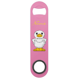 Little White Duck Standing Thunder_Cove Speed Flessenopener