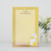 Little White Duck Stationery Briefpapier (Staand voorkant)