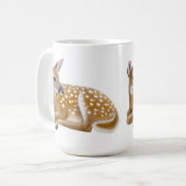 Little Whitetail Deer Fawn Mok (Voorkant links)