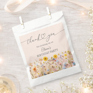 Little Wildflower 1st Birthday Bedankzakje