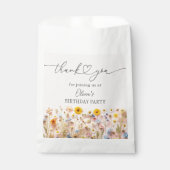 Little Wildflower 1st Birthday Bedankzakje (Voorkant)