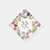 Little Wildflower baby shower thema papier servett Servet (Hoek)