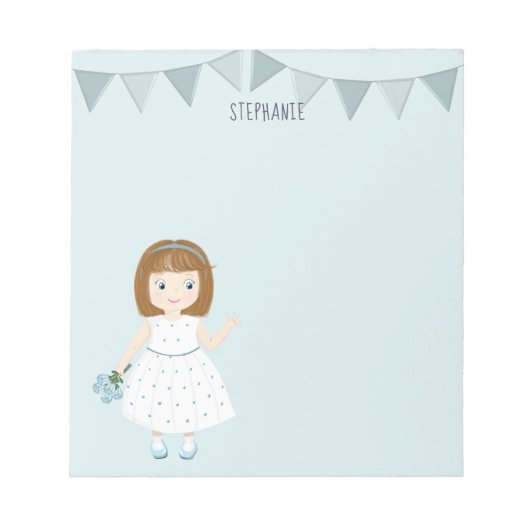 Little Wildflower Birthday Notitieblok (Voorkant)