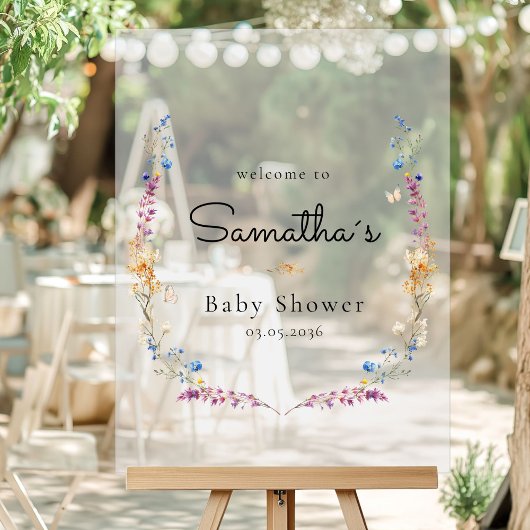 Little Wildflower Boho Dream - Baby Shower 