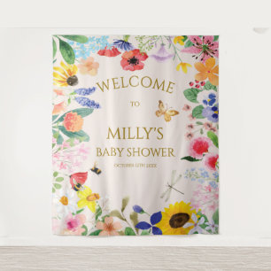 Little Wildflower Mama to Bee Baby shower Welkom Wandkleed