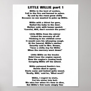 LITTLE WILLIE POEM deel 1 Poster