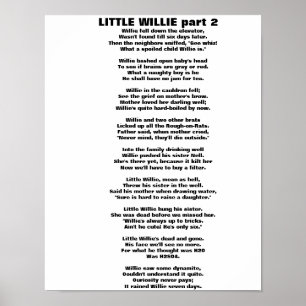 LITTLE WILLIE POEM deel 2 Poster
