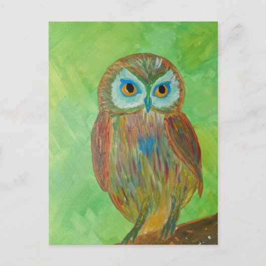 Little Wise Owl Briefkaart (Voorkant)