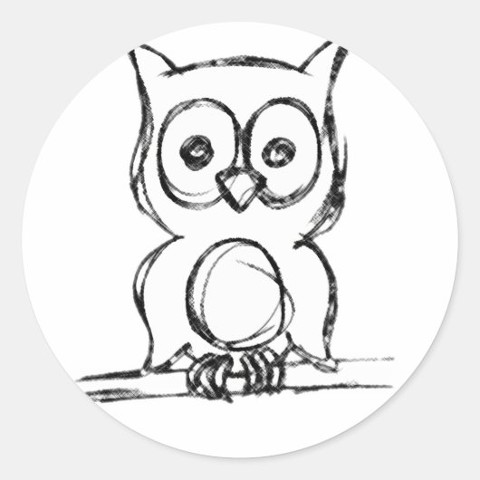 Little Wise Uil Stickers (Voorkant)