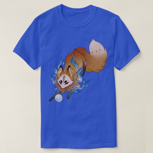 Little Wisp TeaKitsune Fox Yokai T-shirt (Design voorkant)