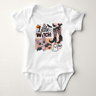 Little Witch Baby Halloween Romper