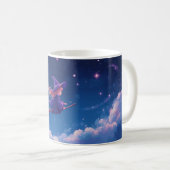 Little Witch Mug | Magical Night Sky Coffee Cup (Devant droit)