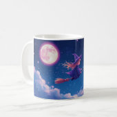 Little Witch Mug | Magical Night Sky Coffee Cup (Devant gauche)