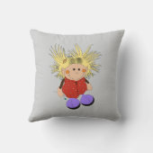 Little Witch Throw Pillow Kussen (Achterkant)