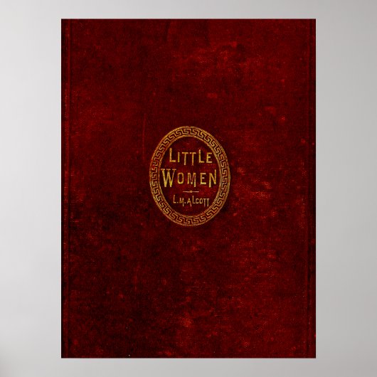 Little Women 1869 Book Cover | Poster (Devant)