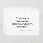 Little Women citeert Briefkaart (Voorkant / Achterkant)