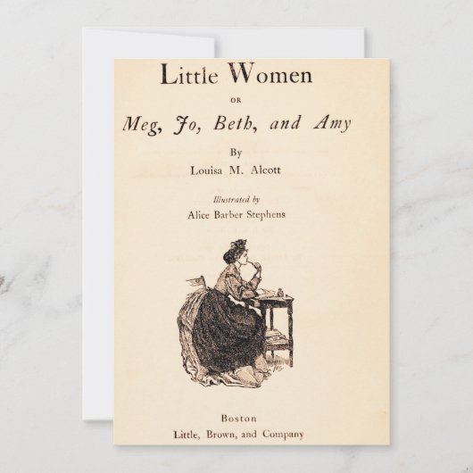 Little Women Note Kaart (Voorkant)