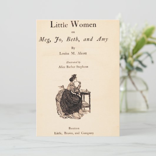 Little Women Note Kaart (Staand voorkant)